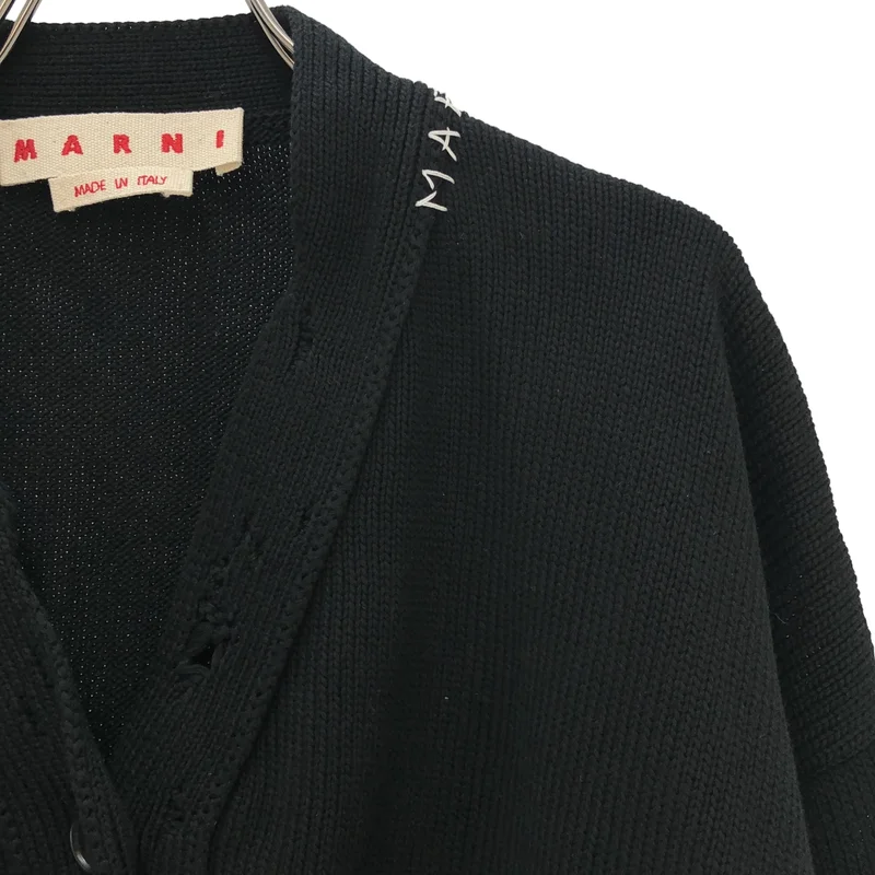MARNI / マルニ | 2025AW | ダメージ加工 カーディガン CDMD0223Q0 | 38 | レディース
