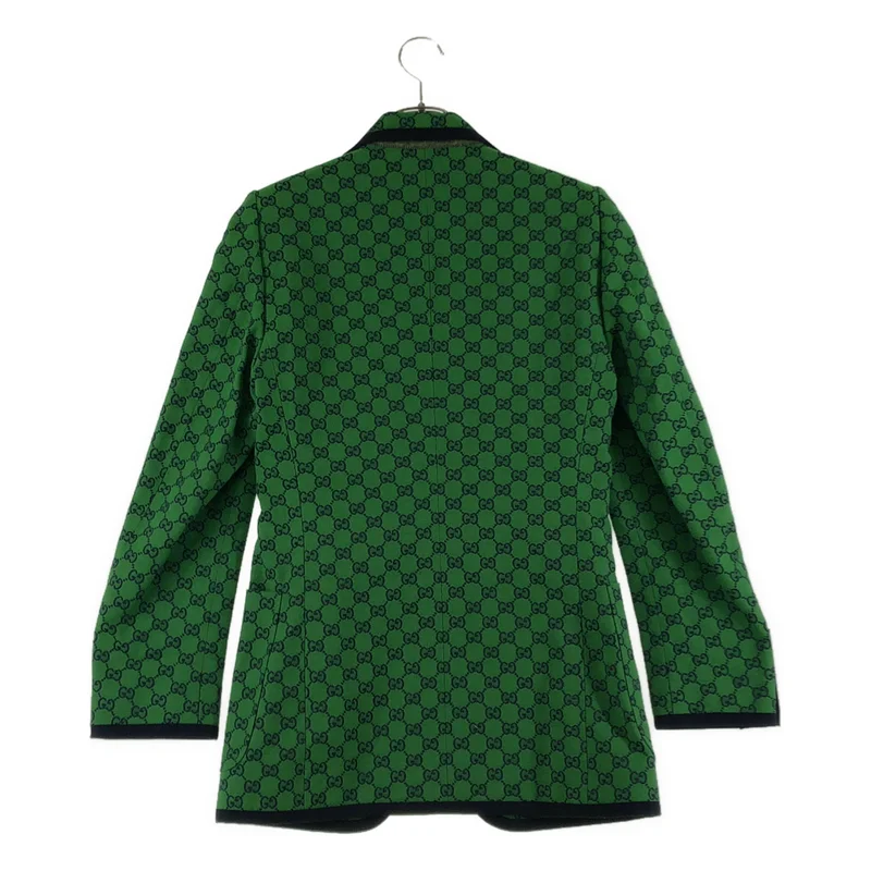 GUCCI / グッチ | GGジャガード 総柄 テーラードジャケット | 44 | メンズ