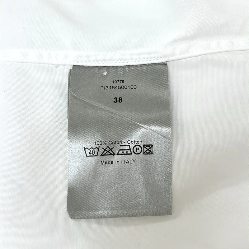 Dior / ディオール | コットン ダブルカフス ドレスシャツ | 38 | メンズ