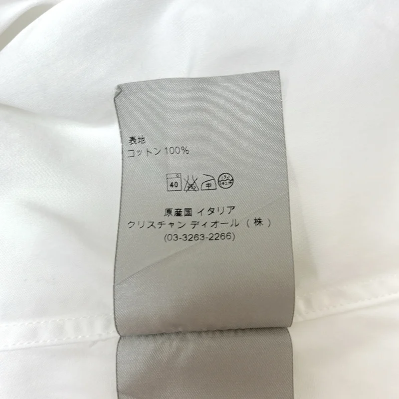 Dior / ディオール | コットン ダブルカフス ドレスシャツ | 38 | メンズ