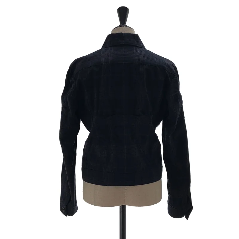 ISSEY MIYAKE / イッセイミヤケ | チェック パッチワーク ギャザー ジャケット | 3 | レディース