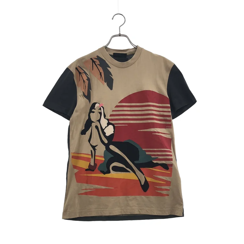 PRADA / プラダ | 2014SS | ハワイアンガール プリントTシャツ | XS | メンズ