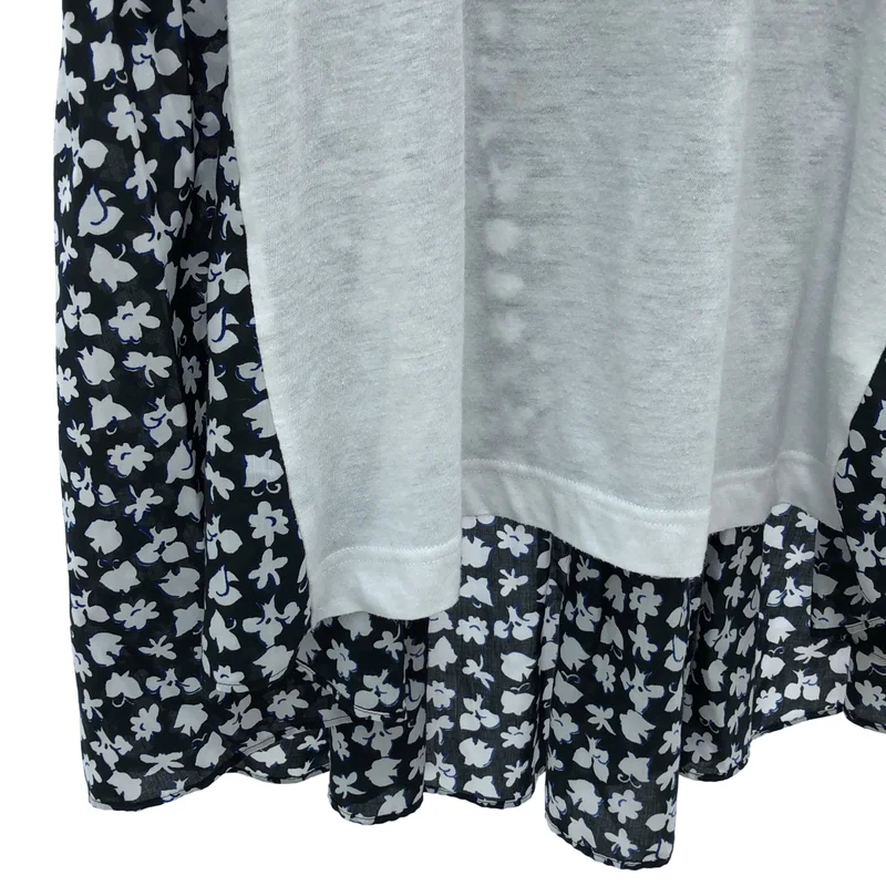 sacai / サカイ | バックギャザー切り替え Tシャツ | 2 | レディース