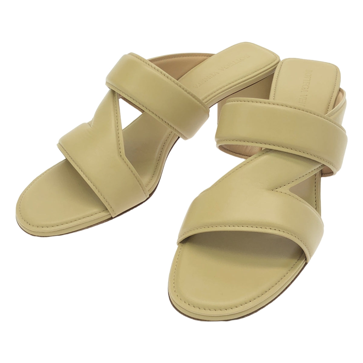 美品】 BOTTEGA VENETA / ボッテガヴェネタ | LEATHER SANDAL / レザー
