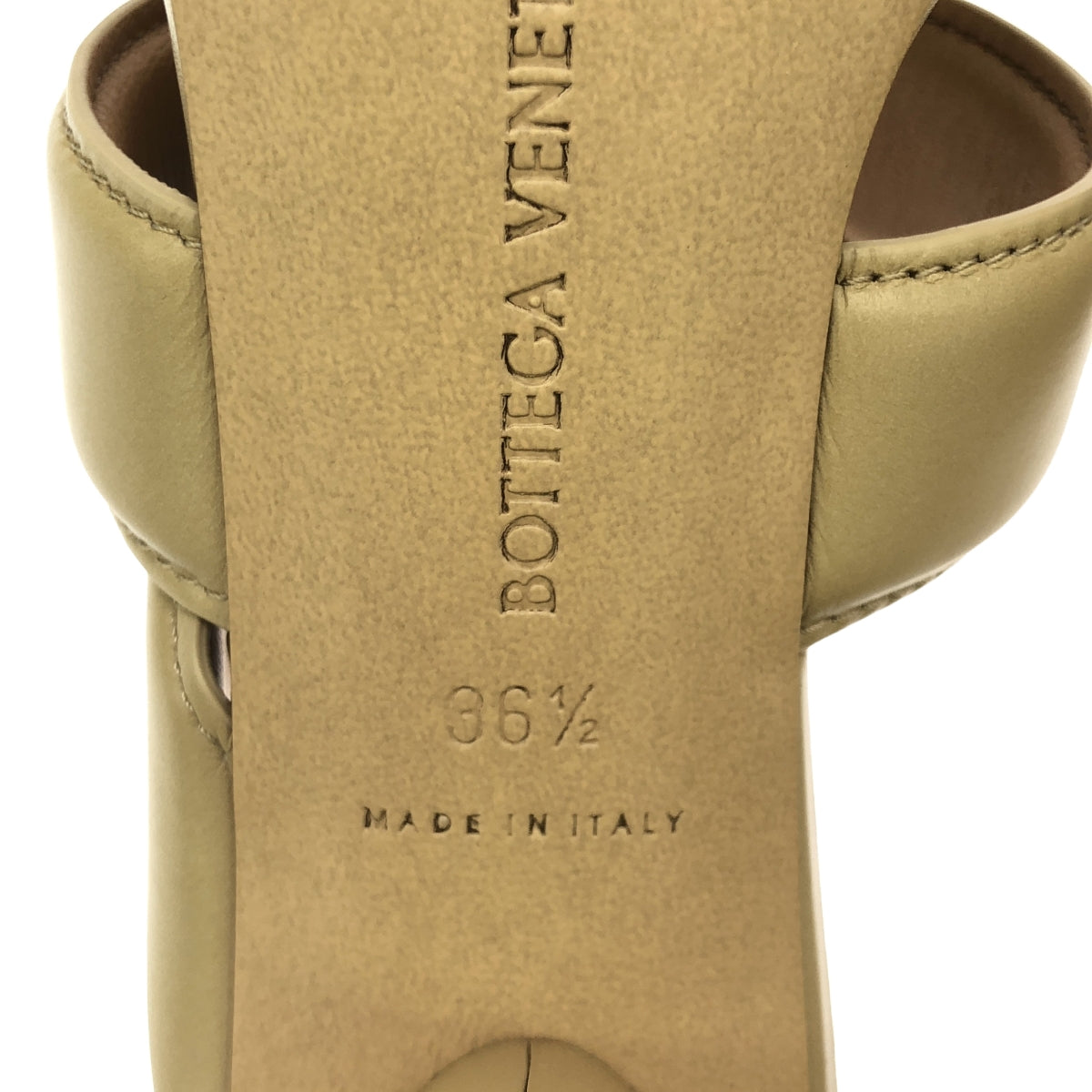 美品】 BOTTEGA VENETA / ボッテガヴェネタ | LEATHER SANDAL / レザー