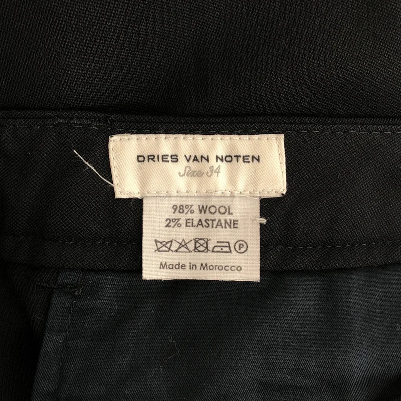 DRIES VAN NOTEN / ドリスヴァンノッテン | ウール ストレッチスラックス | 34 | レディース