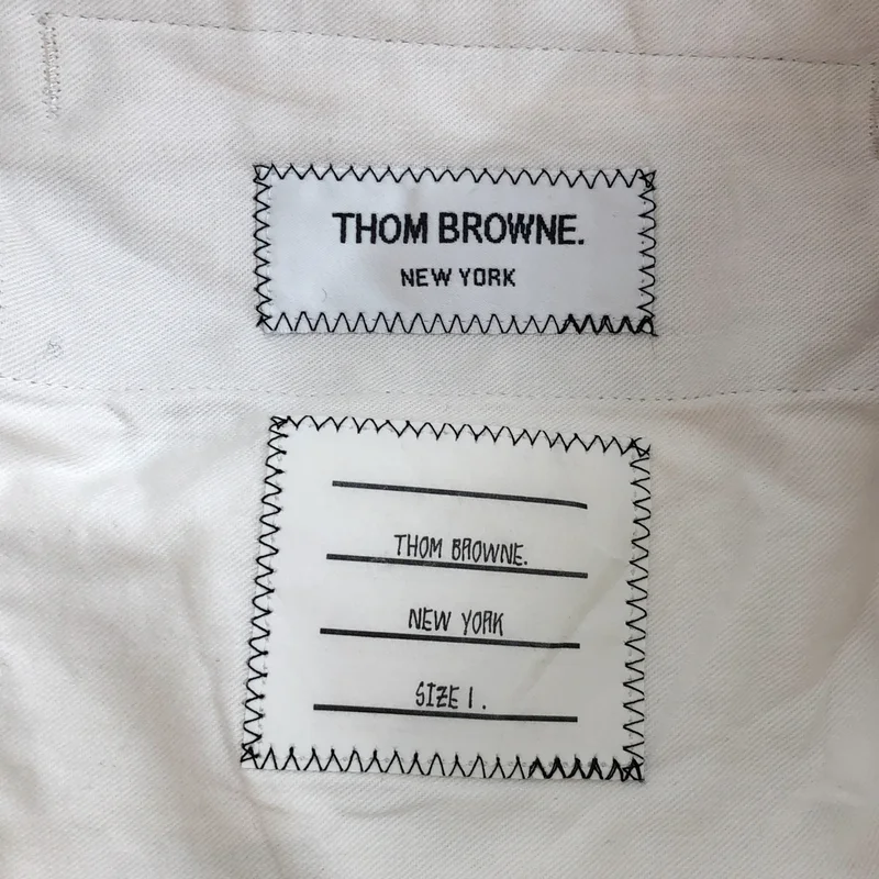 THOM BROWNE / トムブラウン | コットンチノ スラックス | 1 | メンズ
