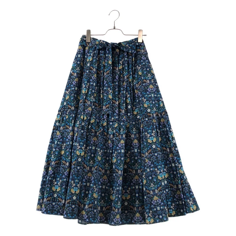 SEVEN TEN by MIHO KAWAHITO / セブンテンバイミホカワヒト | 2024SS | LIBERTY / リバティ 総柄 フラワー ボリューム スカート | S | レディース