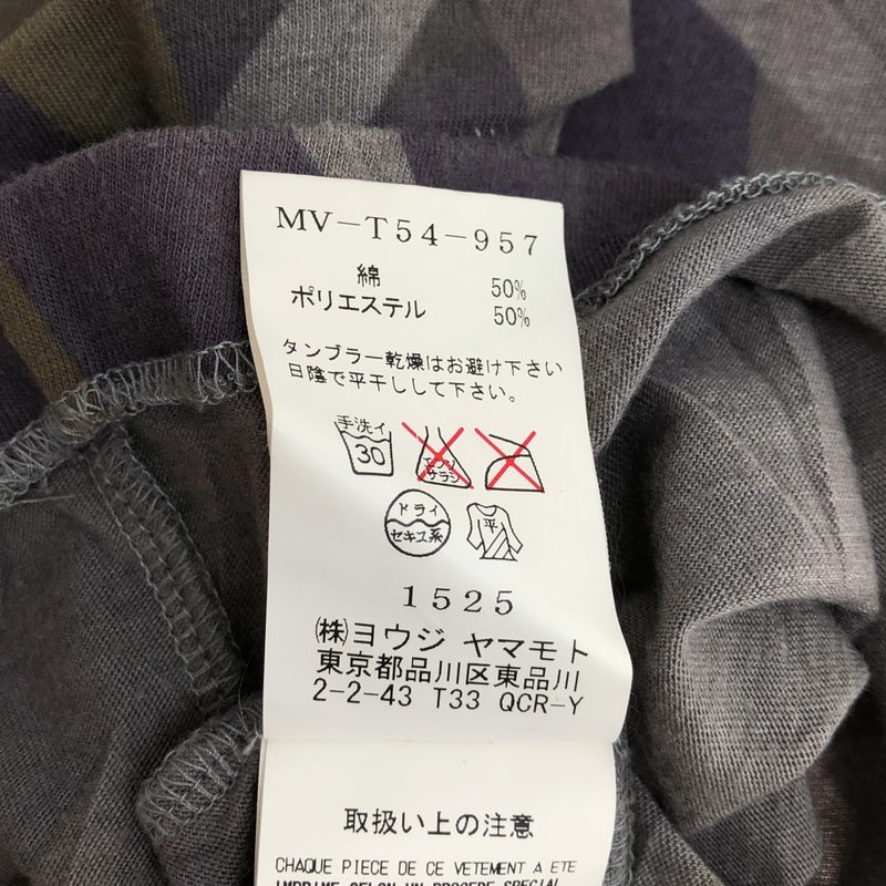 Y's for men / ワイズフォーメンヨウジヤマモト | 総柄プリントTシャツ MV-T54-957 | 2 | メンズ
