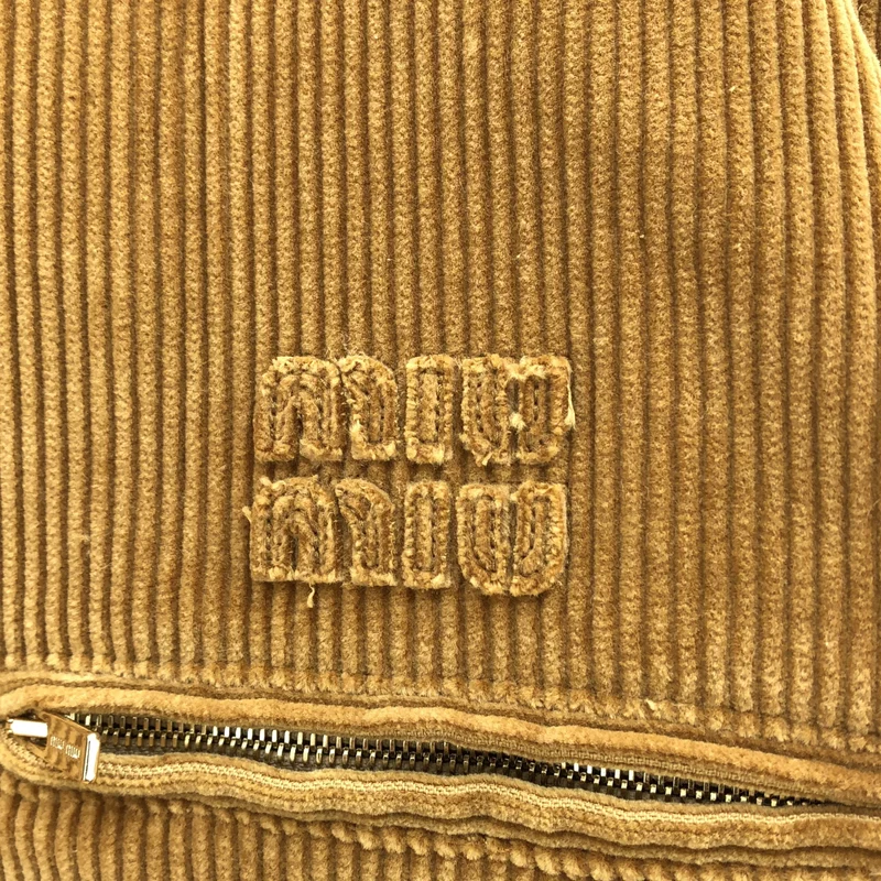 miu miu / ミュウミュウ | 2025AW | コーデュロイ ブルゾンジャケット ML1336 | 38 | レディース