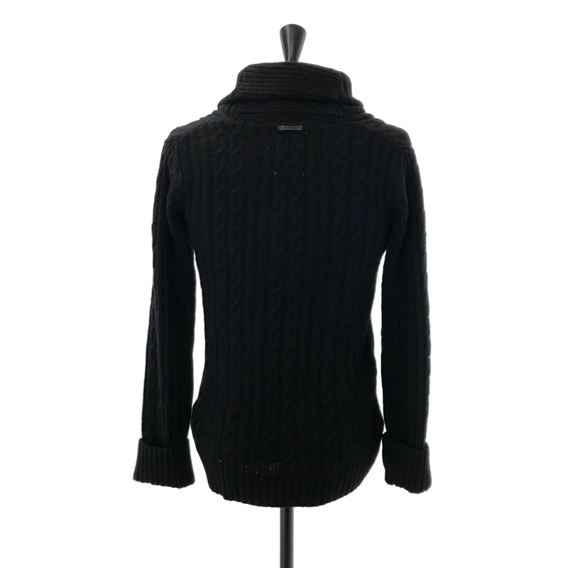 G-STAR RAW / ジースターロー | ウール ワンポイントロゴ ケーブル ニット カーディガン | S | メンズ