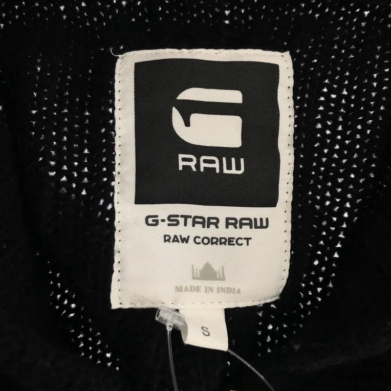 G-STAR RAW / ジースターロー | ウール ワンポイントロゴ ケーブル ニット カーディガン | S | メンズ
