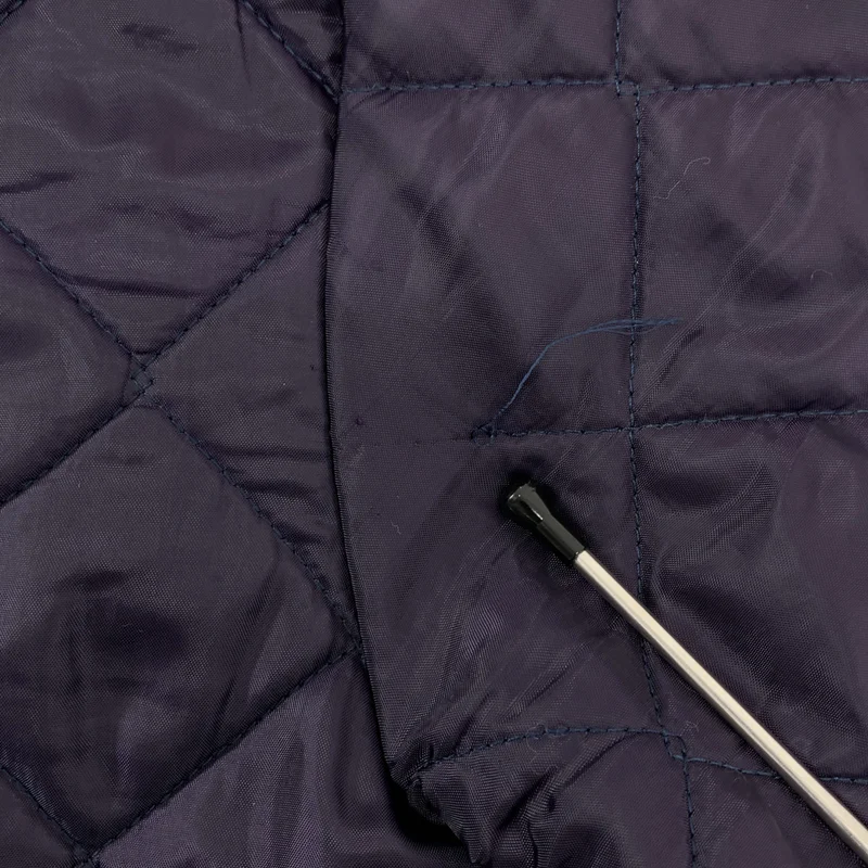 LAVENHAM / ラベンハム | キルティング ロゴボタン コート フーディ | 38 | レディース