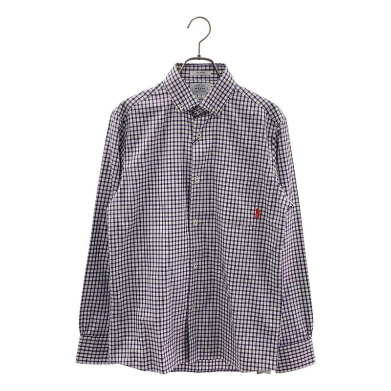 WTAPS / ダブルタップス | ギンガムチェック ボタンダウンシャツ | S | メンズ