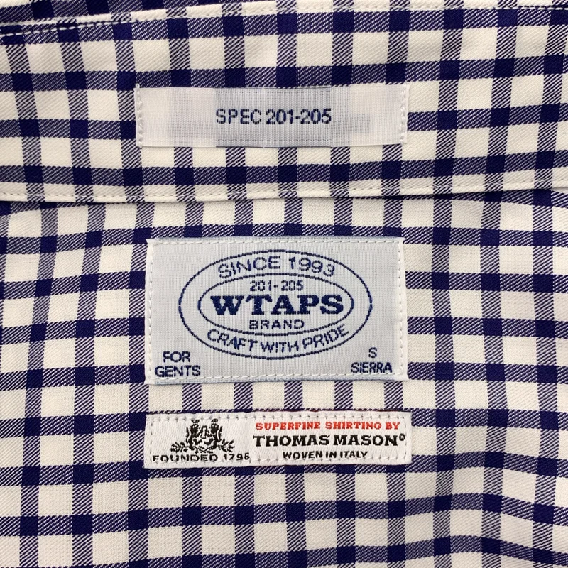 WTAPS / ダブルタップス | ギンガムチェック ボタンダウンシャツ | S | メンズ