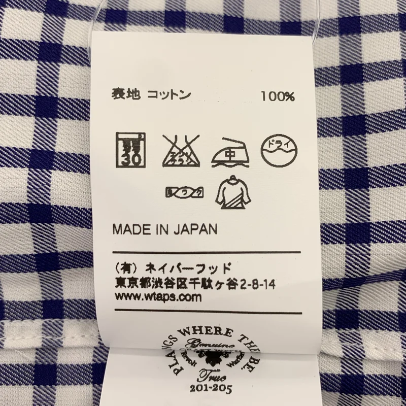WTAPS / ダブルタップス | ギンガムチェック ボタンダウンシャツ | S | メンズ