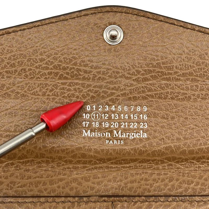 Maison Margiela / メゾンマルジェラ | 2021SS | レザー 4ステッチ ジップ エッジ ウォレット 財布 / ユニセックス | UNI | その他