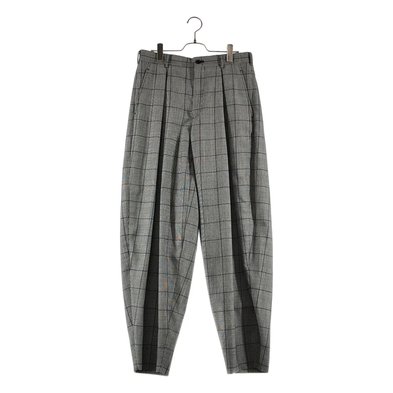 COMME des GARCONS HOMME PLUS / コムデギャルソンオムプリュス | 2021AW | グレンチェック テーパード スラックス パンツ | S | メンズ