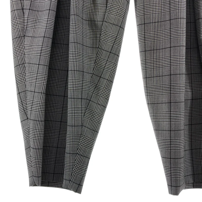 COMME des GARCONS HOMME PLUS / コムデギャルソンオムプリュス | 2021AW | グレンチェック テーパード スラックス パンツ | S | メンズ