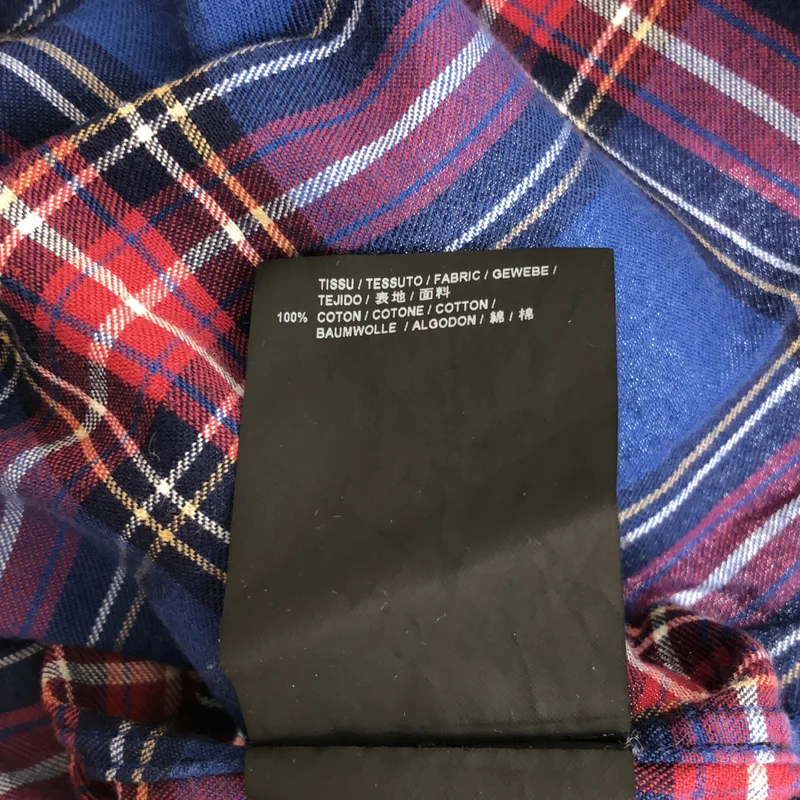 SAINT LAURENT PARIS / サンローランパリ | 2016年製 | エディ期 コットン チェック フランネルシャツ | S | メンズ