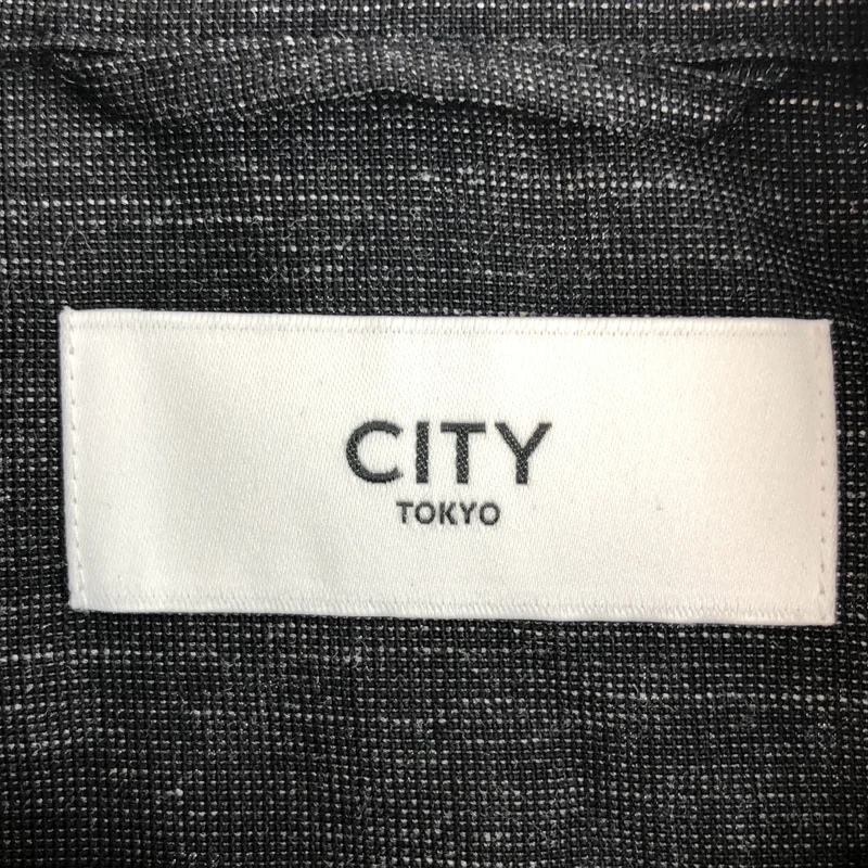 CITY TOKYO / シティトウキョウ | ウール混 ハーフスリーブ シャツ 246302004 | 1 | メンズ