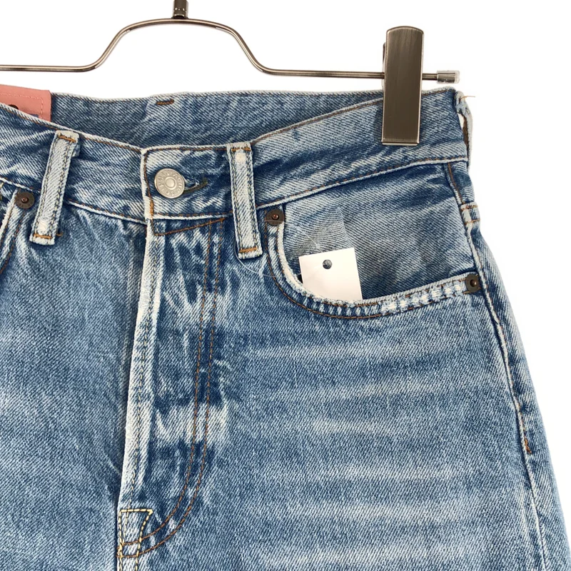 Acne Studios / アクネストゥディオズ | ダメージ加工 ロゴボタン デニムパンツ | 26 | レディース