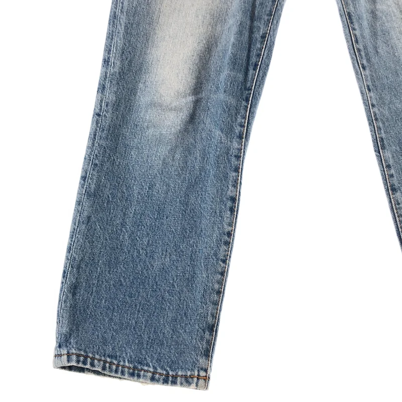 Acne Studios / アクネストゥディオズ | ダメージ加工 ロゴボタン デニムパンツ | 26 | レディース