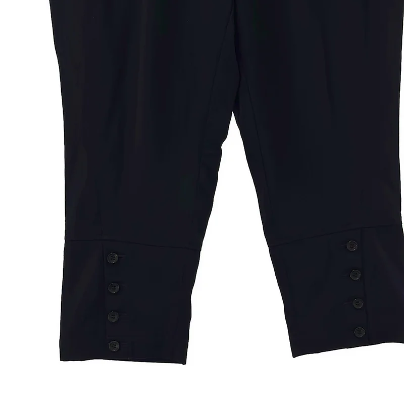 COMME des GARCONS COMME des GARCONS / コムコム | 2022SS | ウール ヘムボタン イージーパンツ | M | レディース