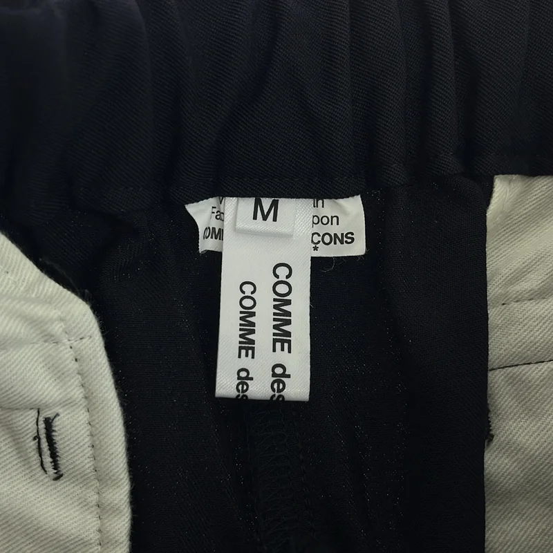 COMME des GARCONS COMME des GARCONS / コムコム | 2022SS | ウール ヘムボタン イージーパンツ | M | レディース
