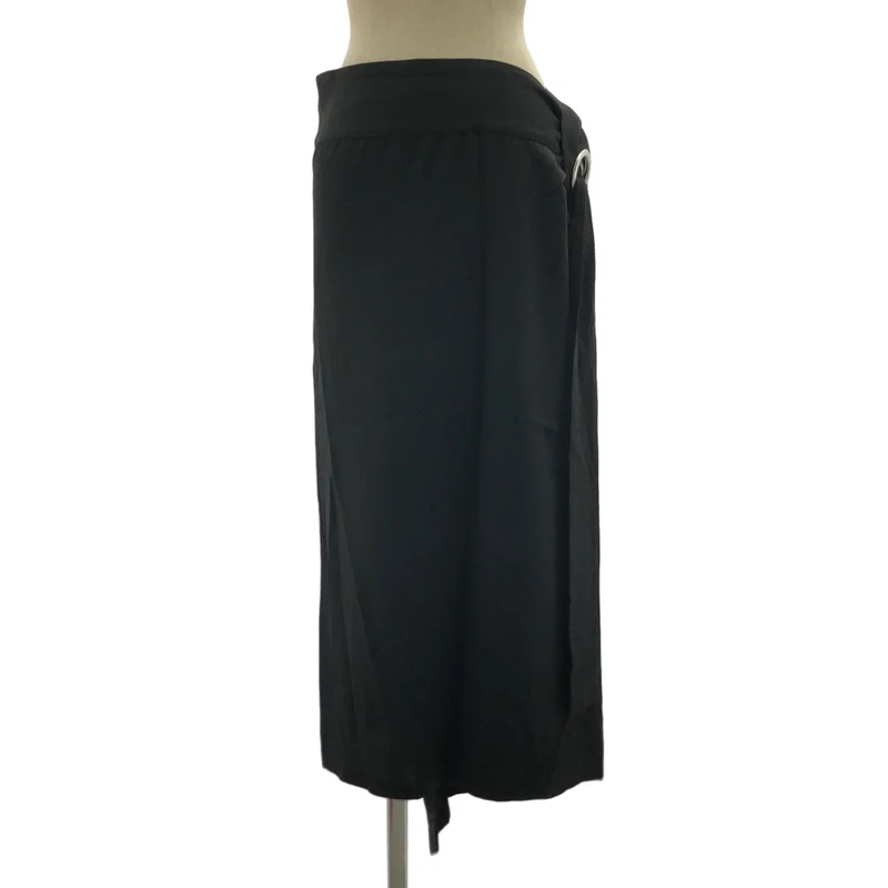 Yohji Yamamoto FEMME / ヨウジヤマモトファム | 2004SS | レーヨン リング ラップ ロングスカート | 2 | レディース