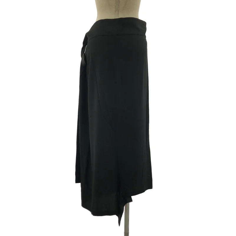 Yohji Yamamoto FEMME / ヨウジヤマモトファム | 2004SS | レーヨン リング ラップ ロングスカート | 2 | レディース