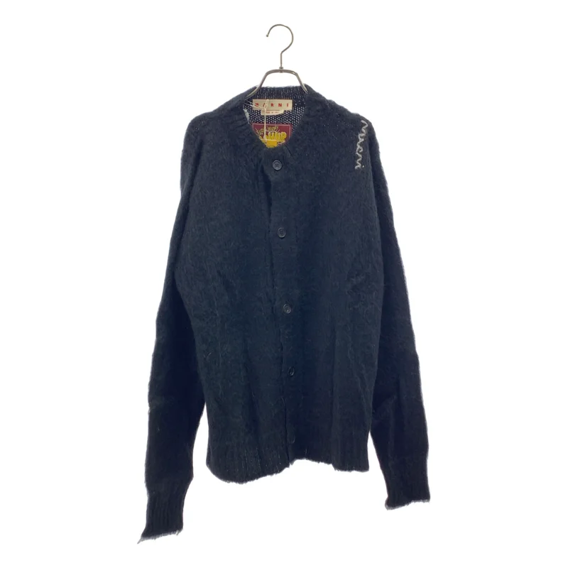 MARNI / マルニ | ブラッシュドモヘア クルーネック カーディガン | 48 | メンズ