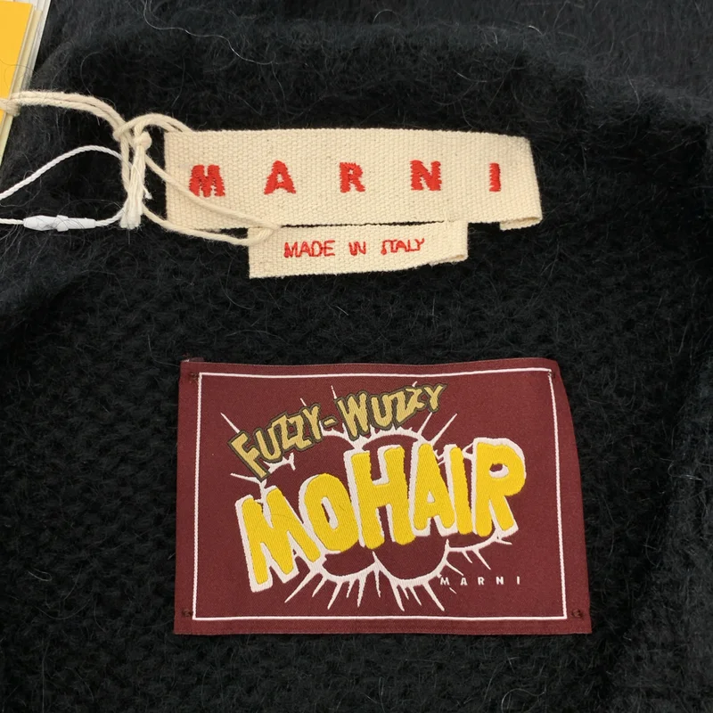 MARNI / マルニ | ブラッシュドモヘア クルーネック カーディガン | 48 | メンズ