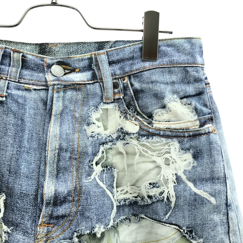 Acne Studios / アクネストゥディオズ | 転写 トロンプルイユ パンツ FN-UX-TROU000058 | S | レディース