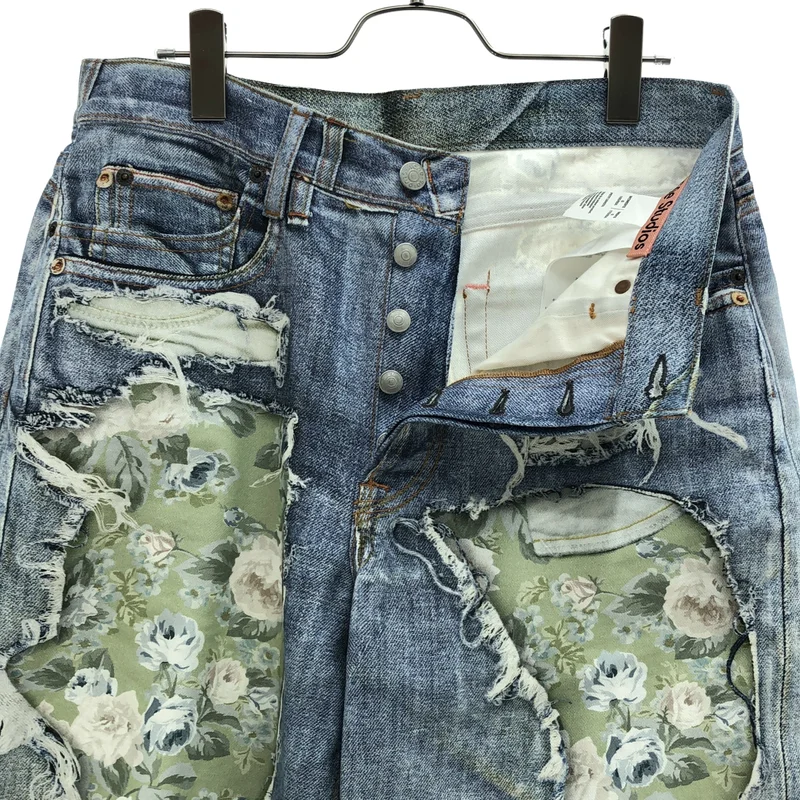 Acne Studios / アクネストゥディオズ | 転写 トロンプルイユ パンツ FN-UX-TROU000058 | S | レディース