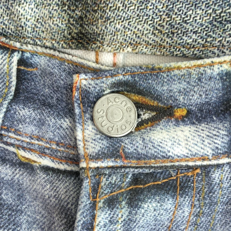 Acne Studios / アクネストゥディオズ | 転写 トロンプルイユ パンツ FN-UX-TROU000058 | S | レディース