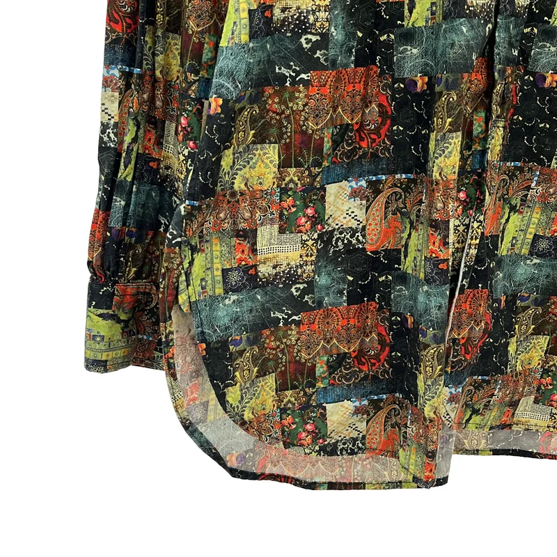 Engineered Garments / エンジニアドガーメンツ | ペイズリー ボタンダウンシャツ | M | メンズ