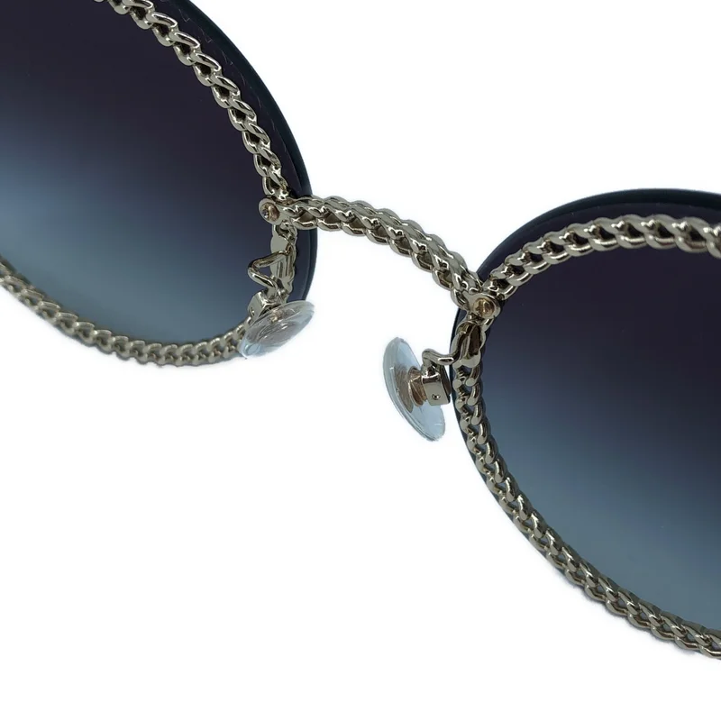 CHANEL / シャネル | 4245 マドモアゼル ココマーク チェーン オーバルサングラス | 58◻︎18-135 | その他
