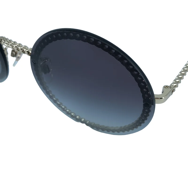 CHANEL / シャネル | 4245 マドモアゼル ココマーク チェーン オーバルサングラス | 58◻︎18-135 | その他