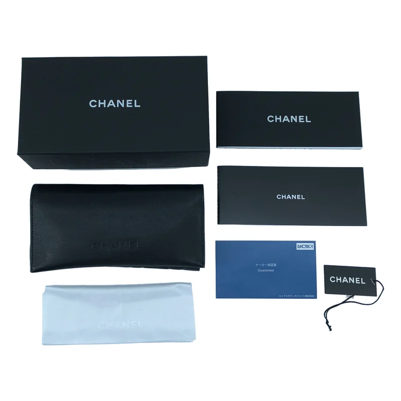 CHANEL / シャネル | 4245 マドモアゼル ココマーク チェーン オーバルサングラス | 58◻︎18-135 | その他
