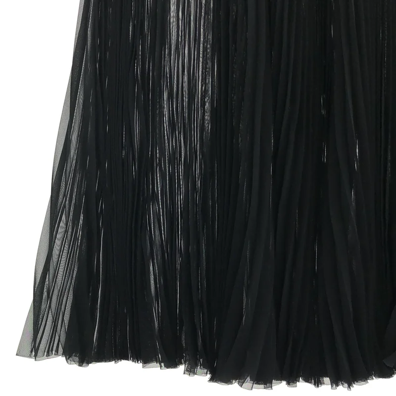 HYKE / ハイク | SHEER PLEATED SKIRT / シアー プリーツスカート | 2 | レディース
