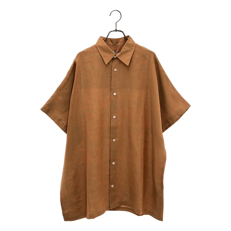 E.TAUTZ / イートウツ | リネン シャツ_半袖 GKG-10270-A | M | メンズ