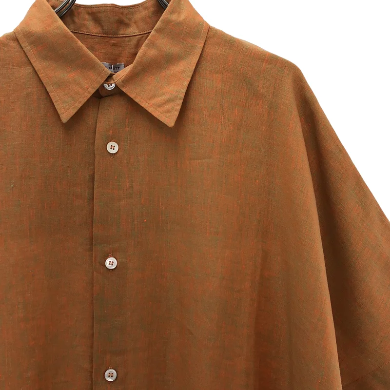 E.TAUTZ / イートウツ | リネン シャツ_半袖 GKG-10270-A | M | メンズ