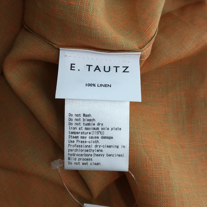 E.TAUTZ / イートウツ | リネン シャツ_半袖 GKG-10270-A | M | メンズ