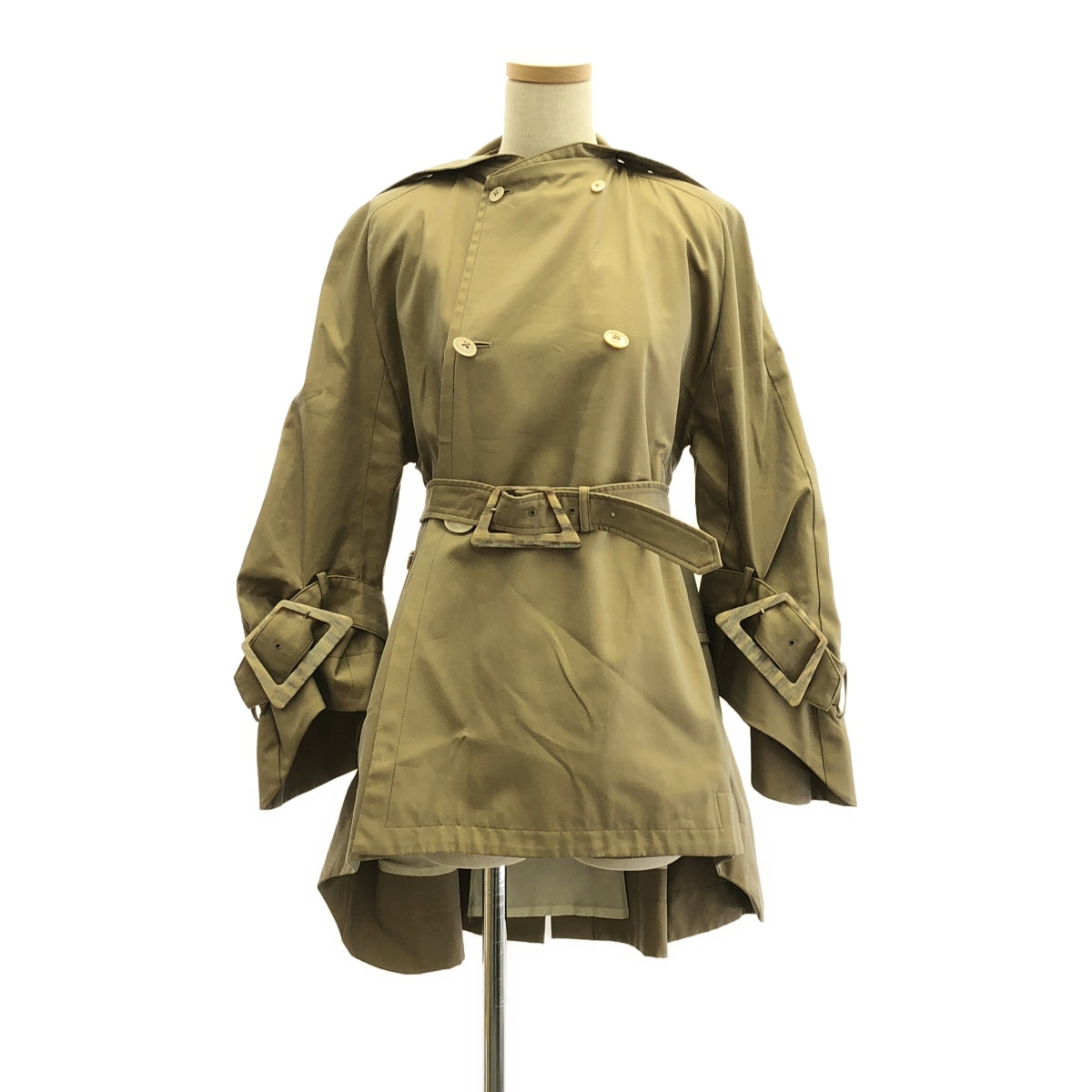 美品】 ANREALAGE / アンリアレイジ | LOW ANGLE TRENCH COAT ロー 美品】 ANREALAGE / アンリアレイジ | LOW ANGLE TRENCH COAT ロー