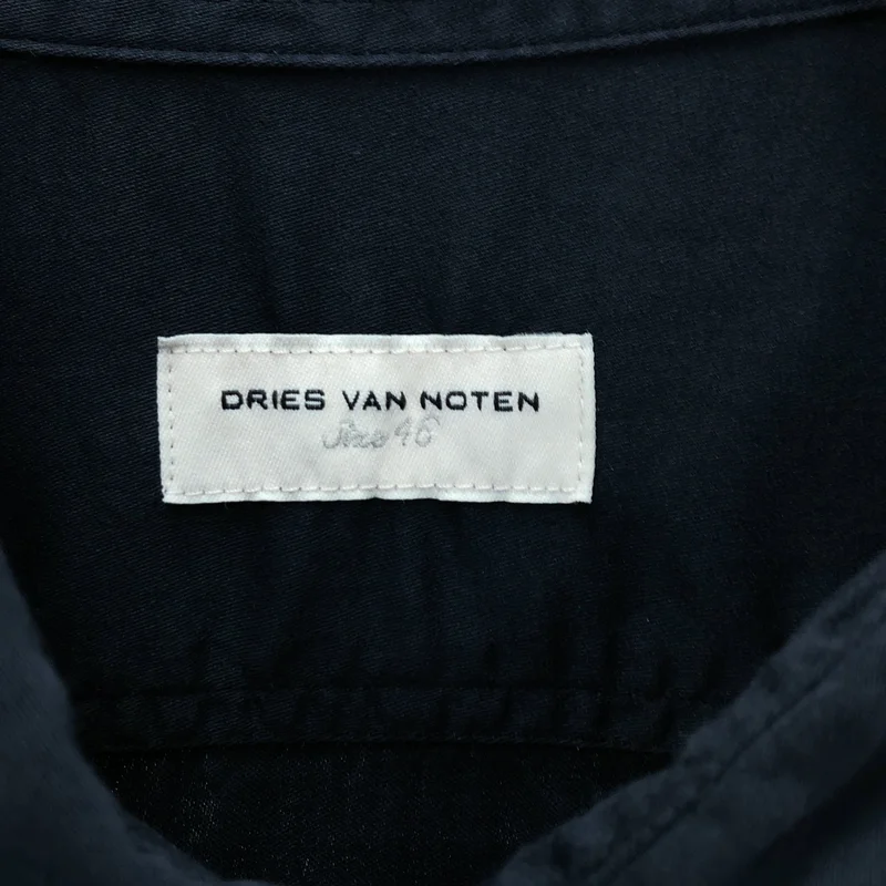 DRIES VAN NOTEN / ドリスヴァンノッテン | コットン ミリタリー シャツ | 46 | メンズ