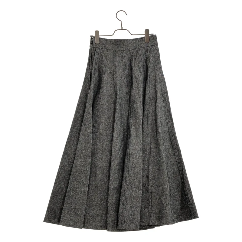 Christian Dior / クリスチャンディオール | 2023AW | コットンブレンド ツイル ミディスカート | 36 | レディース