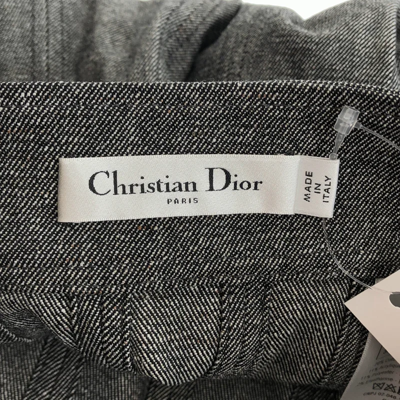 Christian Dior / クリスチャンディオール | 2023AW | コットンブレンド ツイル ミディスカート | 36 | レディース
