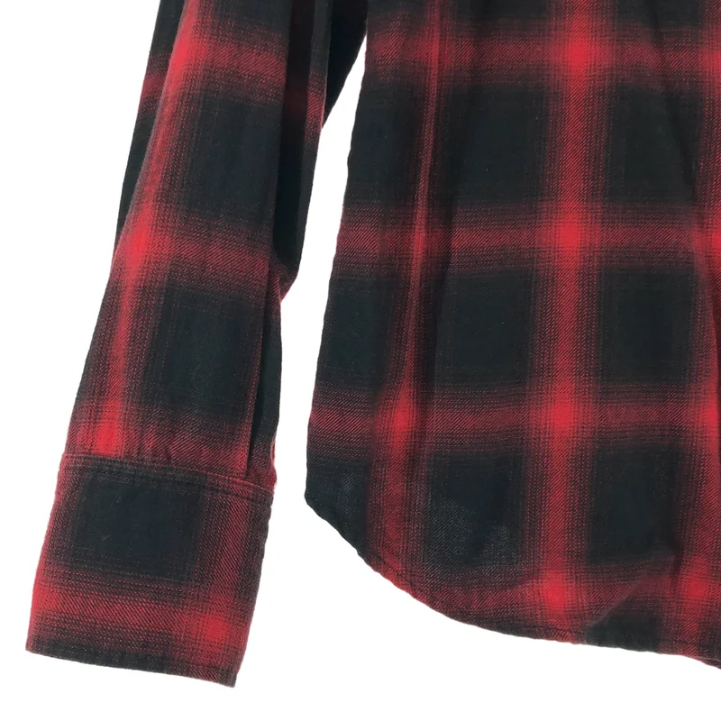 SAINT LAURENT PARIS / サンローランパリ | 2015AW | エディ期 チェック ウエスタンシャツ | S | メンズ