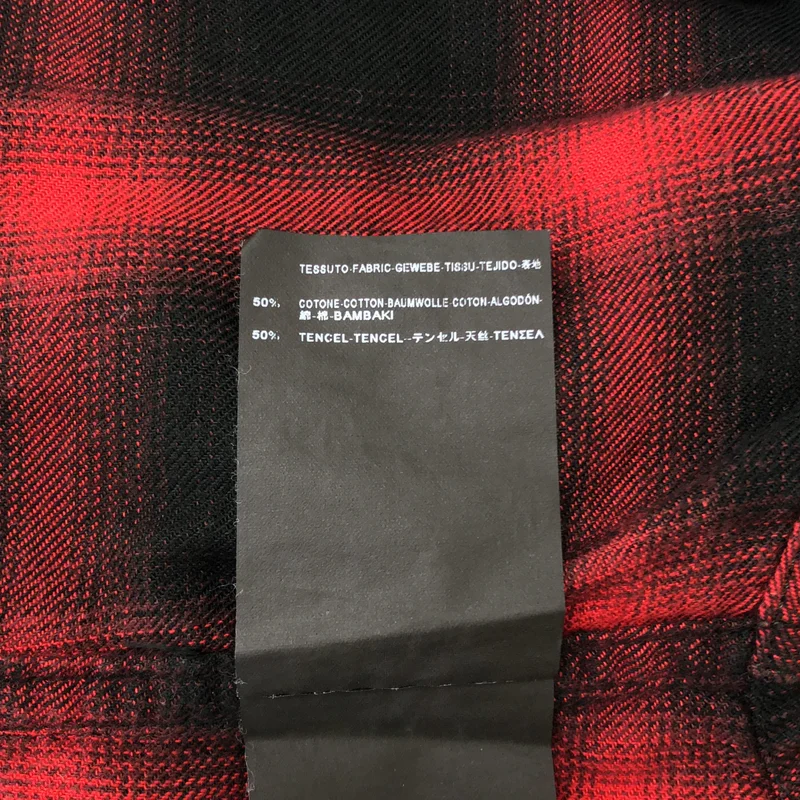 SAINT LAURENT PARIS / サンローランパリ | 2015AW | エディ期 チェック ウエスタンシャツ | S | メンズ